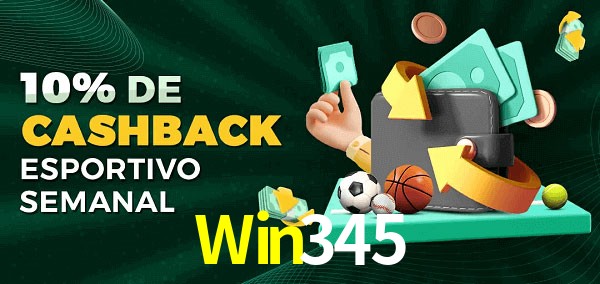 10% de bônus de cashback na Win345